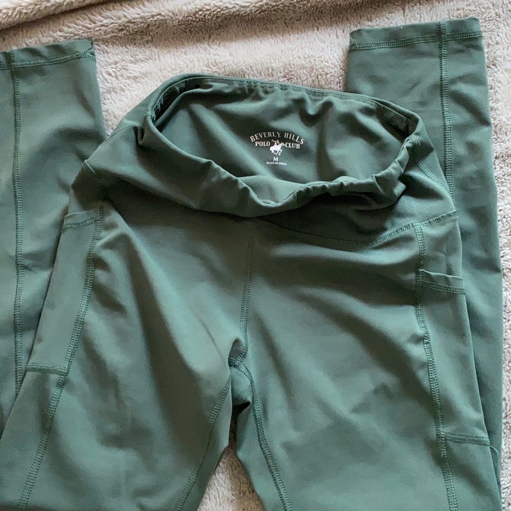 Green Polo Club leggings